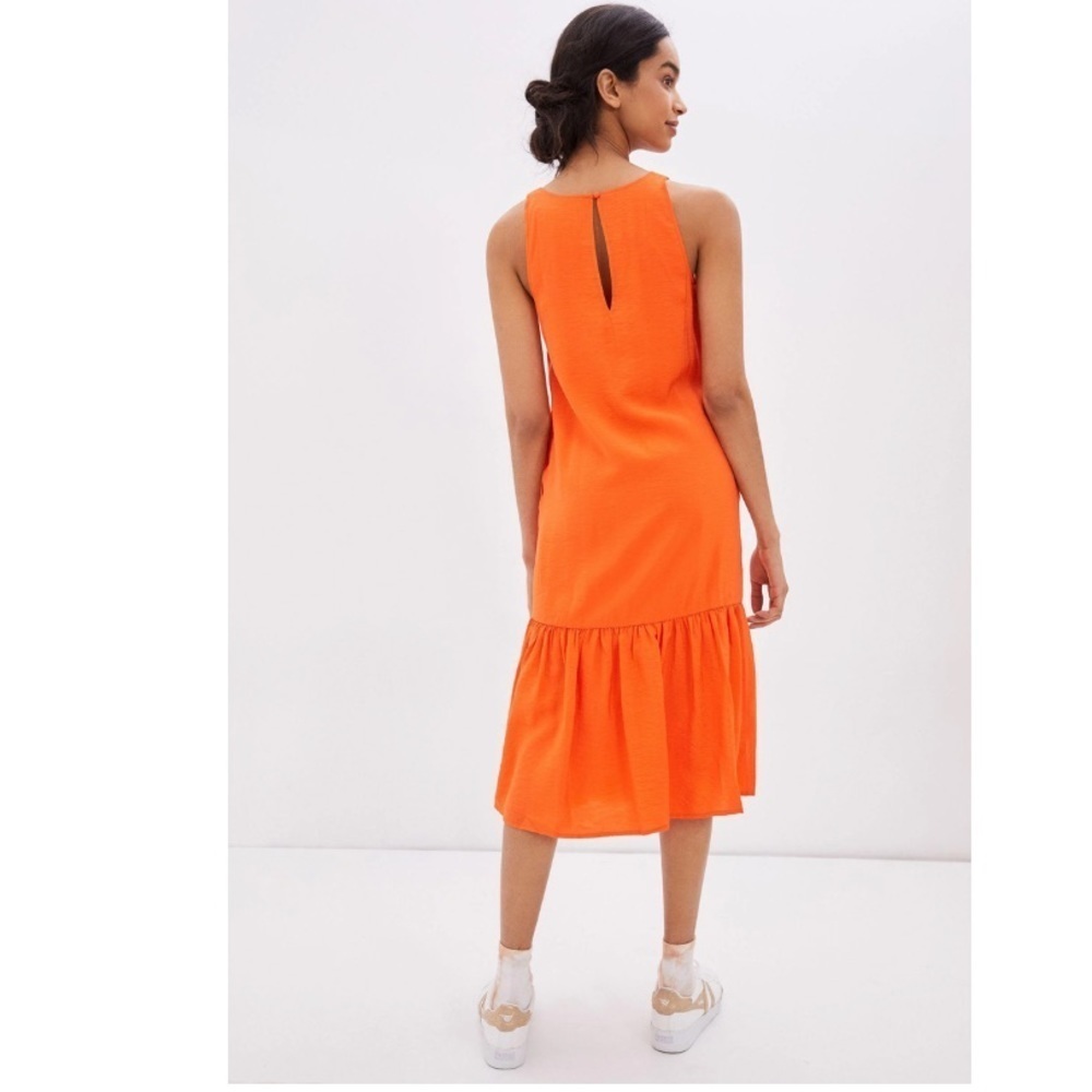 Anthropologie NWT Michaela Flounced Lined Pockets Maxi lined Dress Size XS. - Picture 4 of 16
